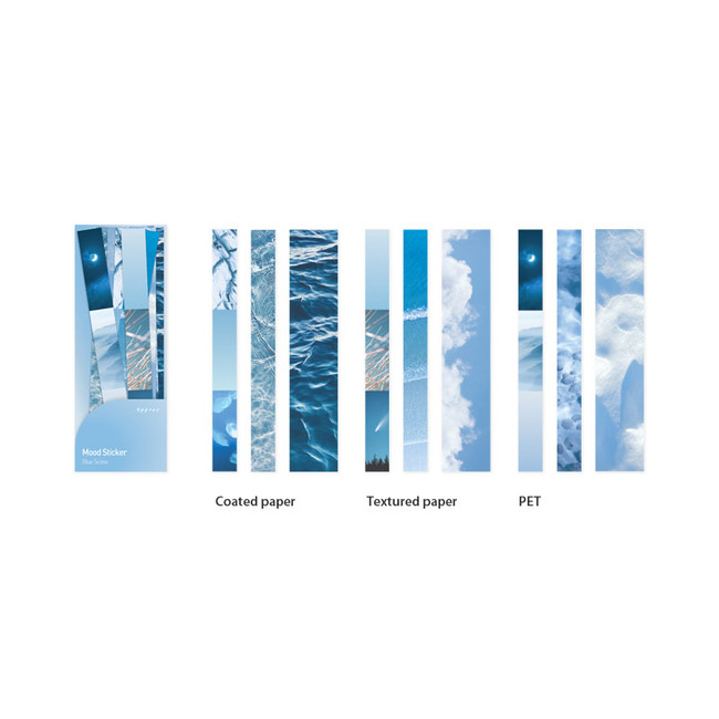 Appree Blue Scene Mood Sticker Pack