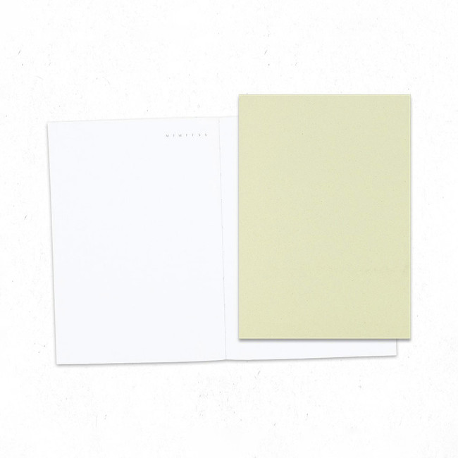 Green tea(blank) - Dash And Dot Demure B6 Grid Lined Blank Notebook