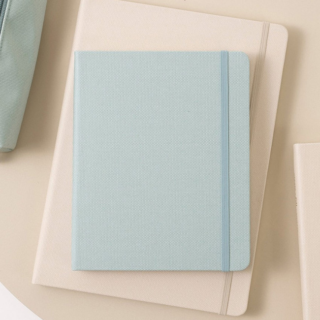 Soft mint - Making Memory Small Wide Plain Notebook