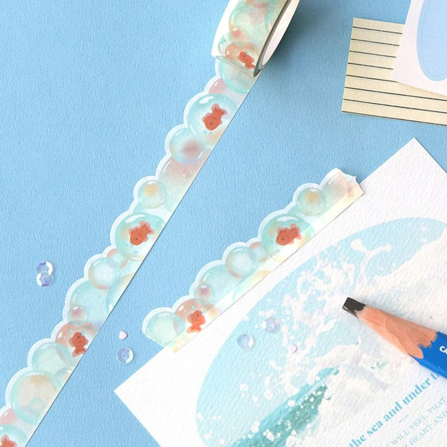 Cute illustration Die Cute Paper Masking Tape