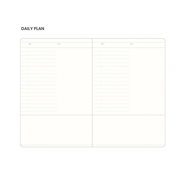 Daily plan - Notable Memory Wirebound Dateless Daily Planner