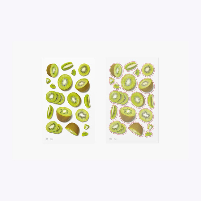 Appree Kiwi Fruit Clear Sticker