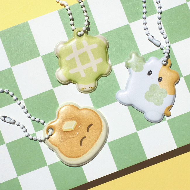 Dessert Soft Ball Chain Key Chain