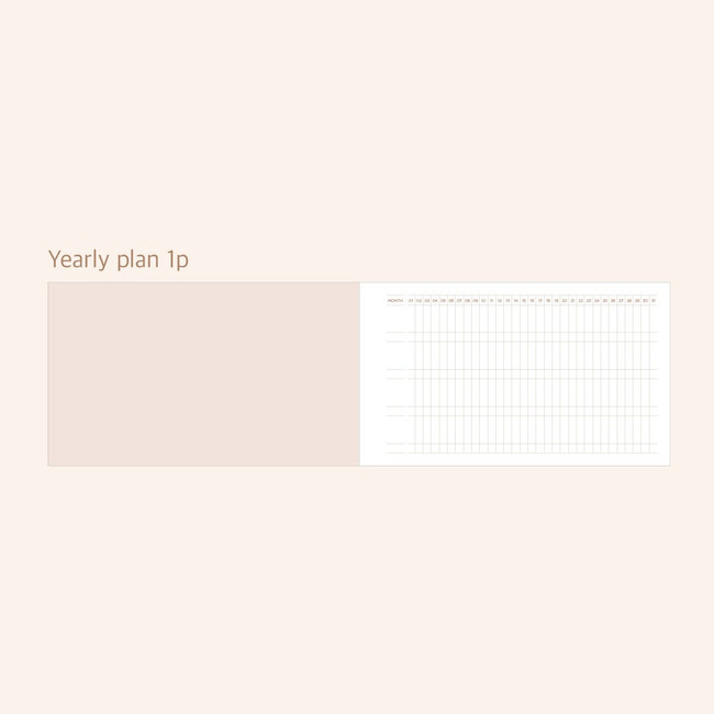 Yearly plan - Ardium Make It Every Day Dateless Daily Planner Scheduler