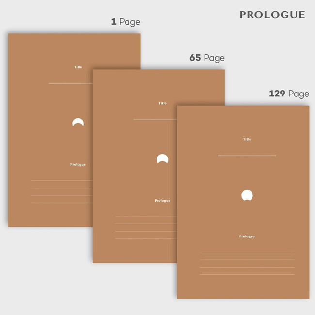 Prologue - Sunrise 3 Months Daily Log Book Journal