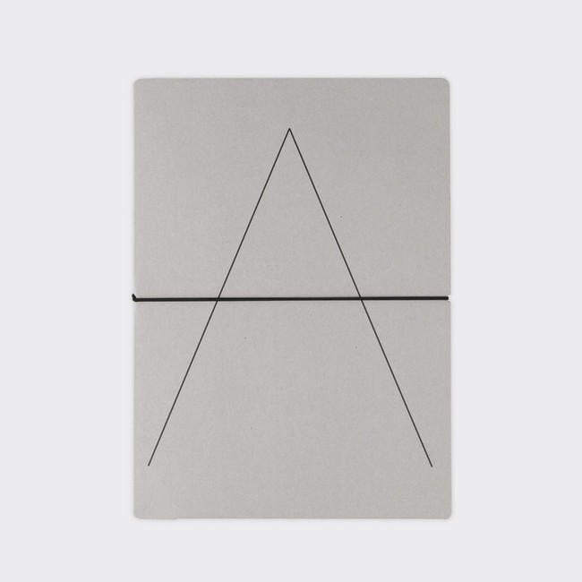 Cool gray - A4 A5 A6 Three-Pocket File Document Folder