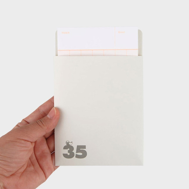 Envelope - Munduk 35 Days Habit Tracker Notepad