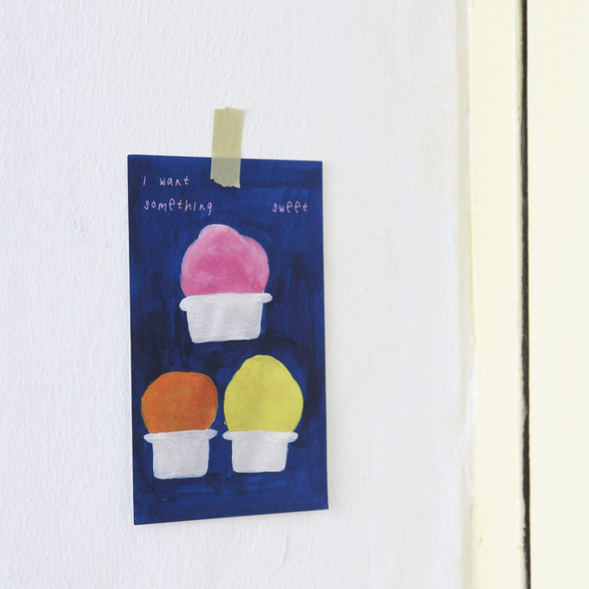 Ice cream - Little Thing Hand Drawing Postcard Ver 2
