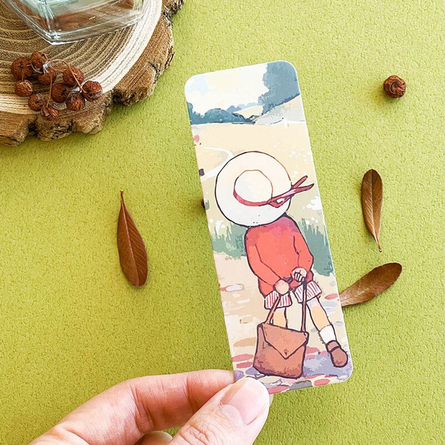 Example of use - NACOO Petit Friends Paper Bookmark Set