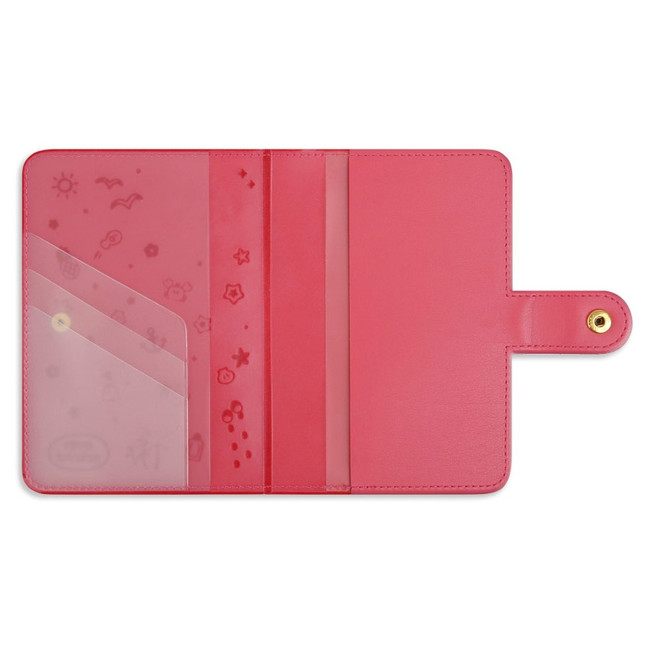 Minini Koya Leather Patch Passport Holder Cover