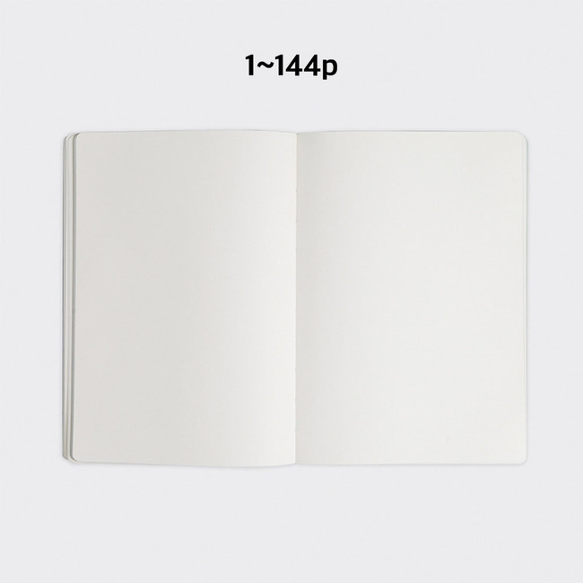 1-144 pages - Digging PU Cover A5 Plain Notebook