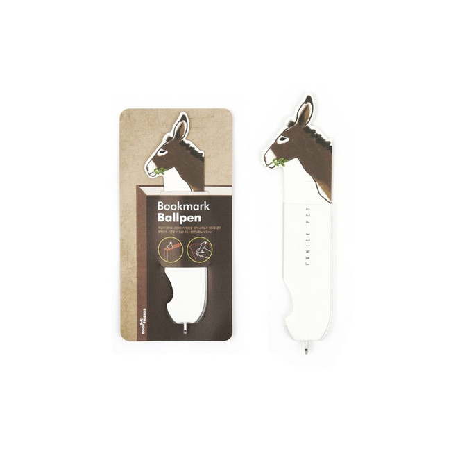 Donkey - Slim Bookmark Ballpoint Pen 0.8mm
