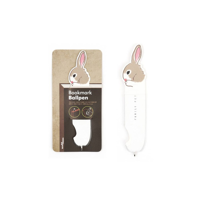 Rabbit - Slim Bookmark Ballpoint Pen 0.8mm