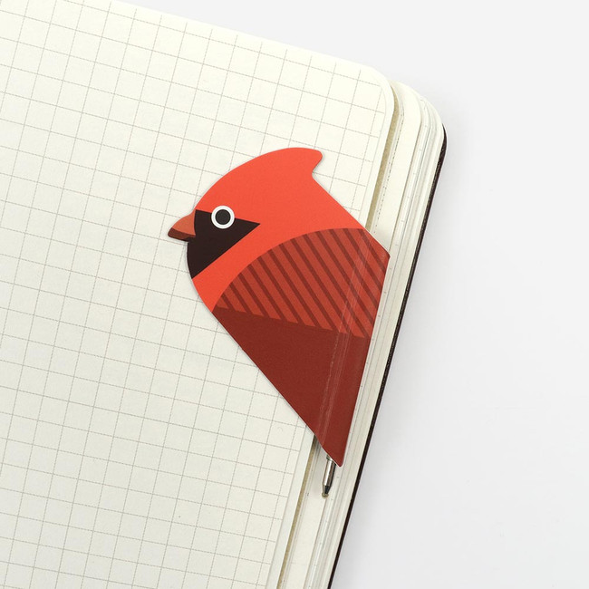 Detail of Bird Magnetic Bookmark Ballpoint Pen 0.5mm