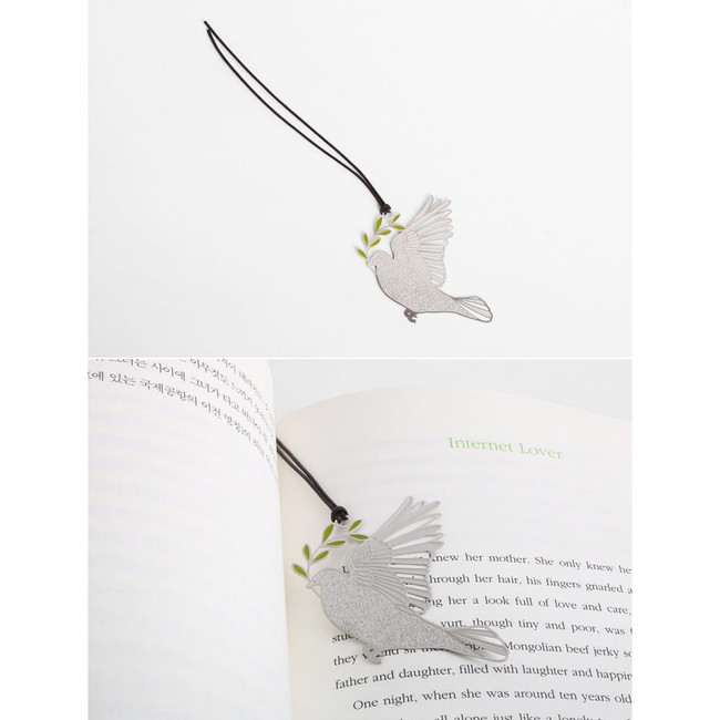 Dove - Bird Life Steel Bookmark 