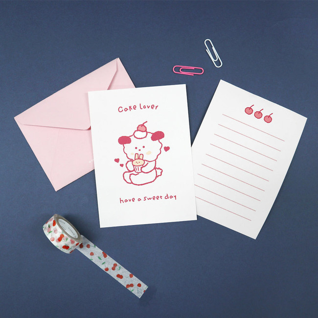 Sweet day - Friends Small Letter Paper and Envelope Set