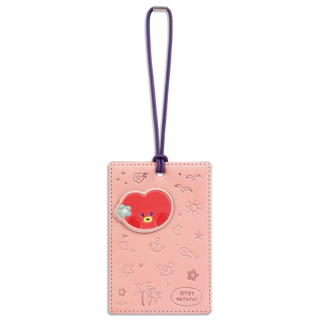 BT21 TATA Leather Patch Luggage Name Tag