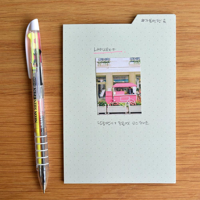 Usage example - Plepic Large Index Sticky Notepad