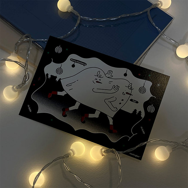 Nostingker Christmas Night Card And Envelope Set
