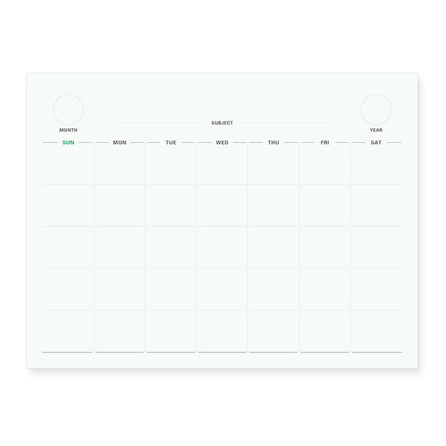 Dateless calendar - Indigo 2024 Prism Monthly Standing Flip Desk Calendar