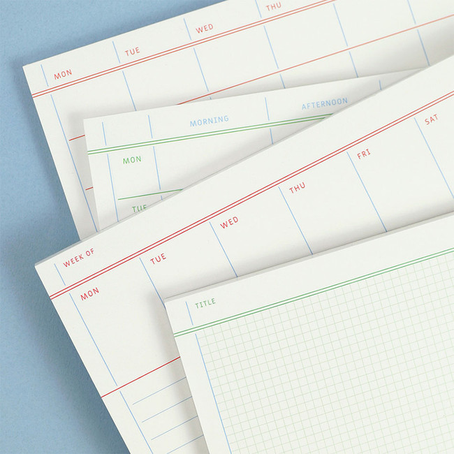 Paperian A5 Flat Medium Notepad Scheduler