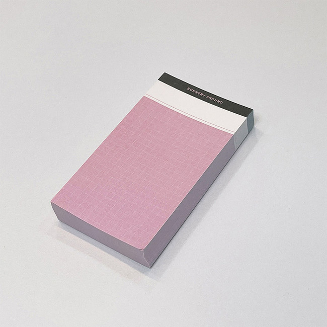 Pink sunset - Autumn Color Point Notepad 100 Sheets