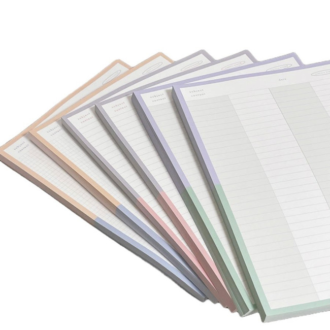 Heyday Two Tone Color B5 Notepad 100 Sheets