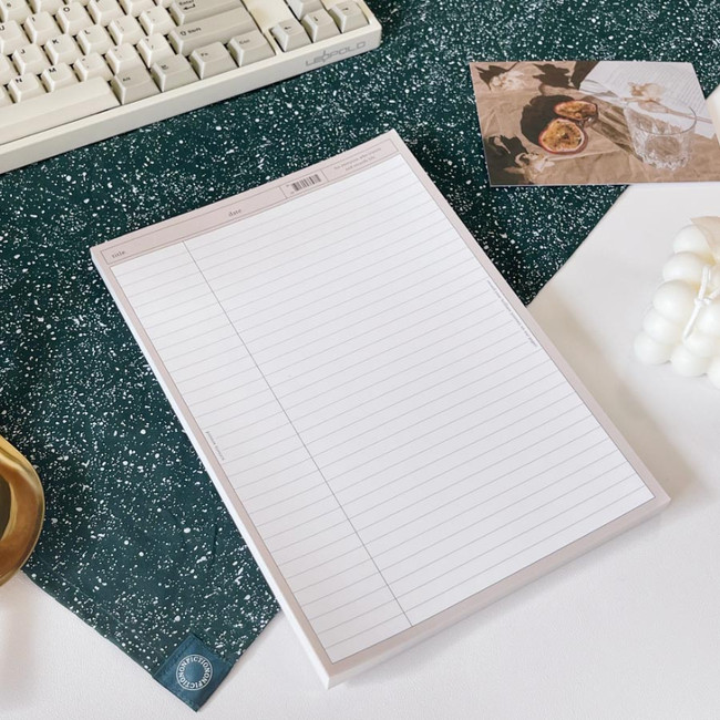 More Basic B5 Lined Grid Notepad