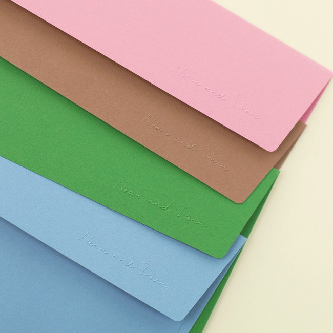 Colored envelope - Near And Dear Small Letter and Envelope Set