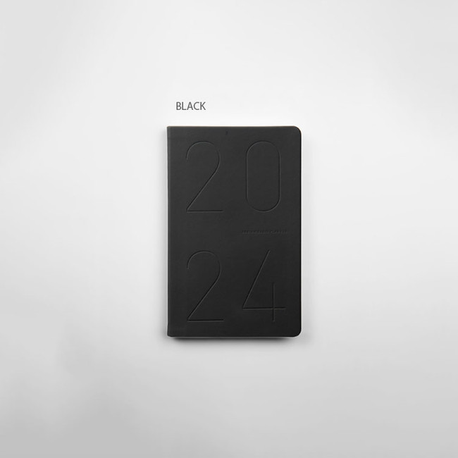 Black - Ardium 2024 Premium Basic Dated Monthly Planner Diary