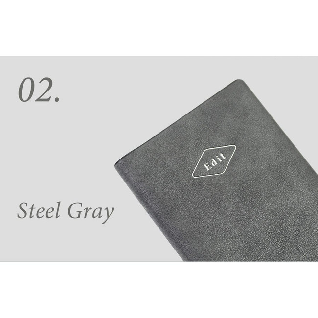 Steel gray - 2024 Edit Small Dated Weekly Planner Agenda