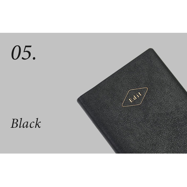 Black - 2024 Edit Small Dated Weekly Planner Agenda