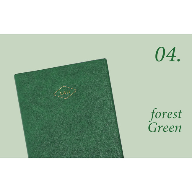 Forest green - 2024 Edit Large Dated Weekly Planner Agenda