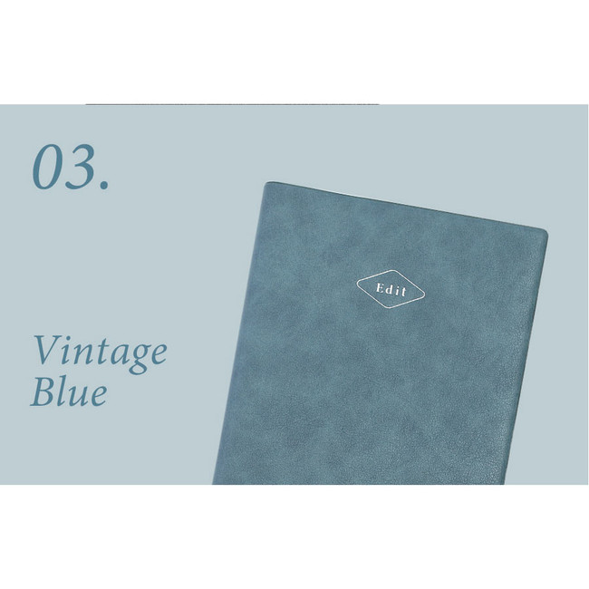Vintage blue - 2024 Edit Large Dated Weekly Planner Agenda