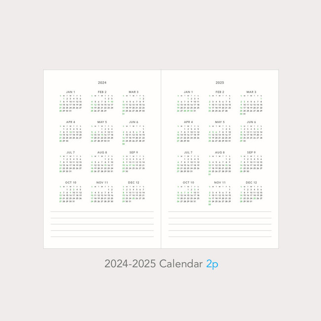 2024-2025 Calendar