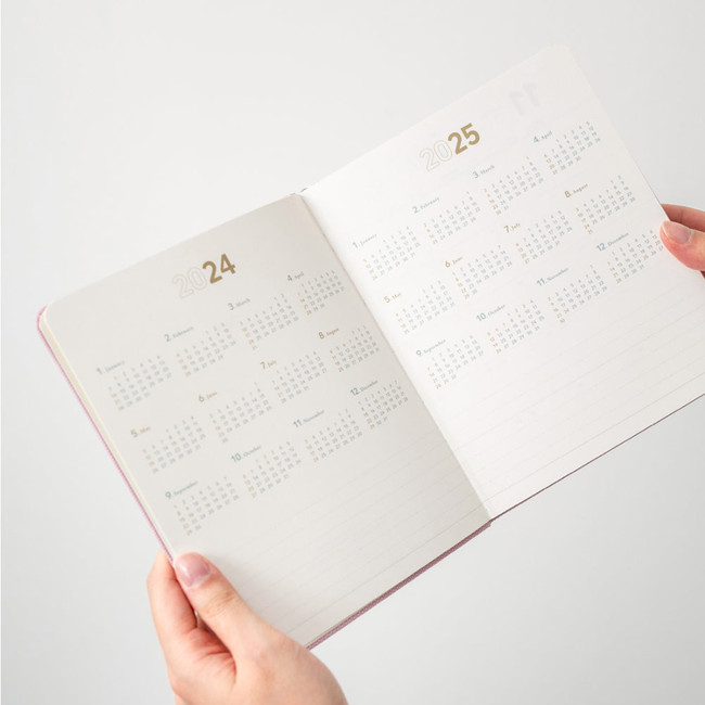 Yearly plan - 2024 Making Memory Small Wide Dated Monthly Planner Agenda