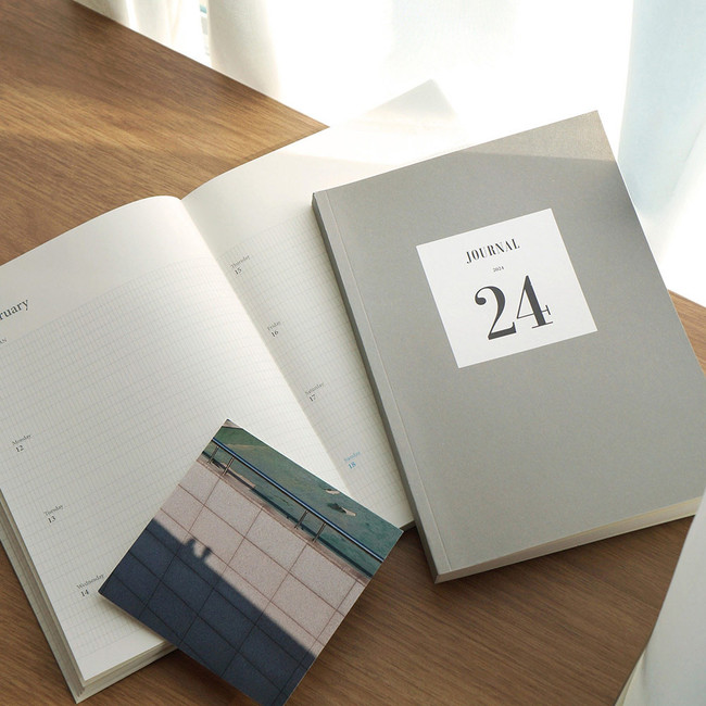 O-check Journal 2024 A5 Dated Weekly Diary Agenda