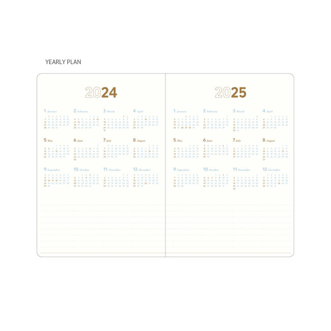 Yearly plan - 2024 Making Memory B6 Small Dated Daily Diary Agenda