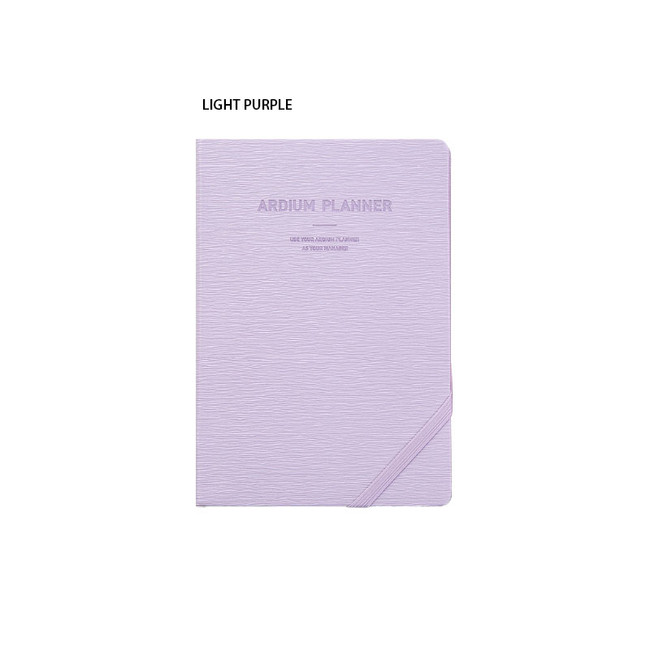Light purple - 2024 Simple Large Dated Monthly Planner Agenda