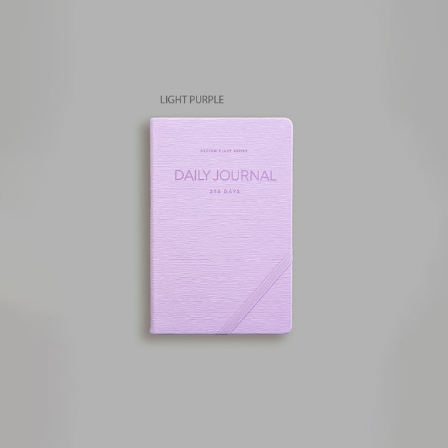 Light purple - 2024 365 Days Medium Dated Daily Diary Agenda