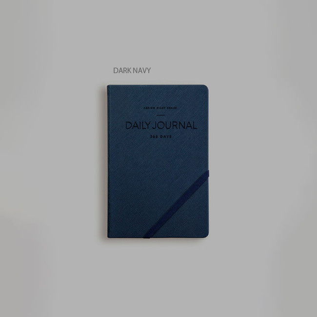 Dark navy - 2024 365 Days Medium Dated Daily Diary Agenda