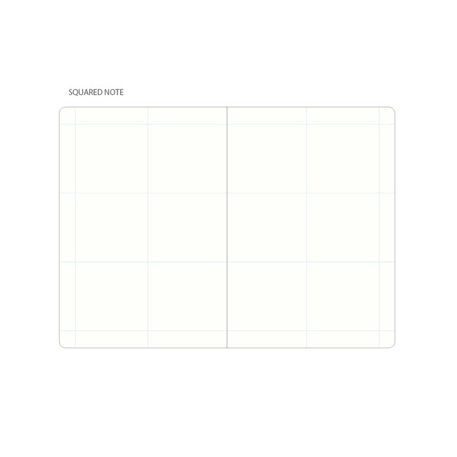 Squared note - 2024 Notable Memory Slim B6 Dated Monthly Planner Agenda