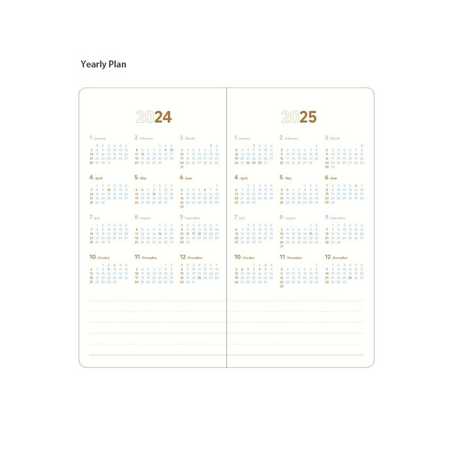 2024 Notable Memory Long Dated Daily Planner Agenda