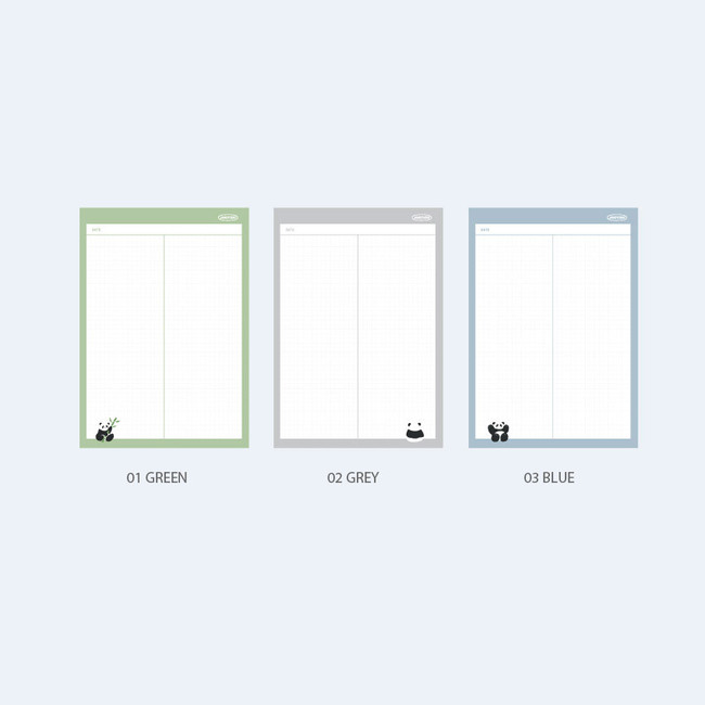 Hello Bao A5 Sized Grid Notepad 40 Sheets