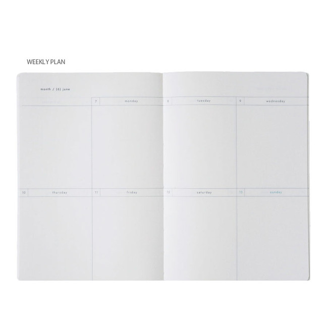 Weekly plan - 2024 Opening Sequence B6 Dated Weekly Diary Planner