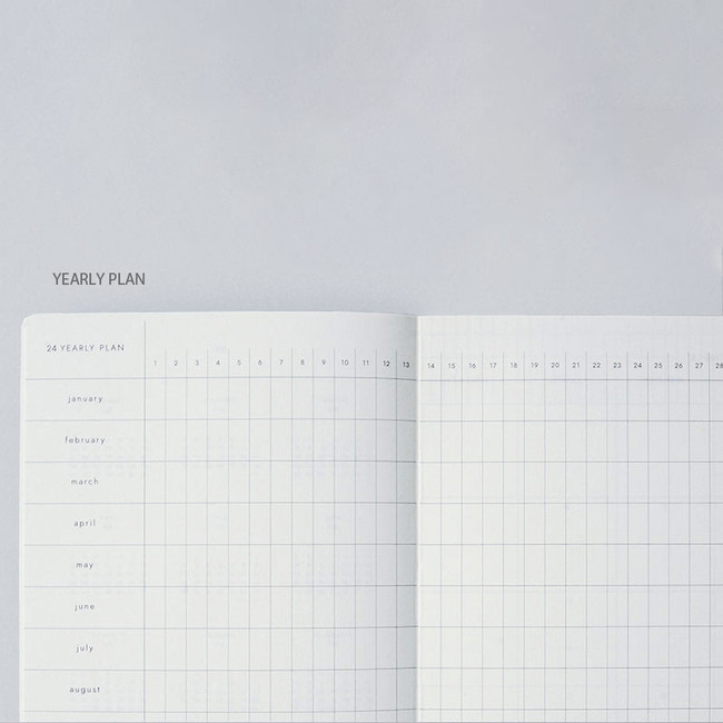 Yearly plan - 2024 Opening Sequence B6 Dated Weekly Diary Planner
