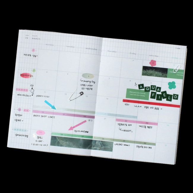Monthly plan - 2024 Opening Sequence B6 Dated Weekly Diary Planner