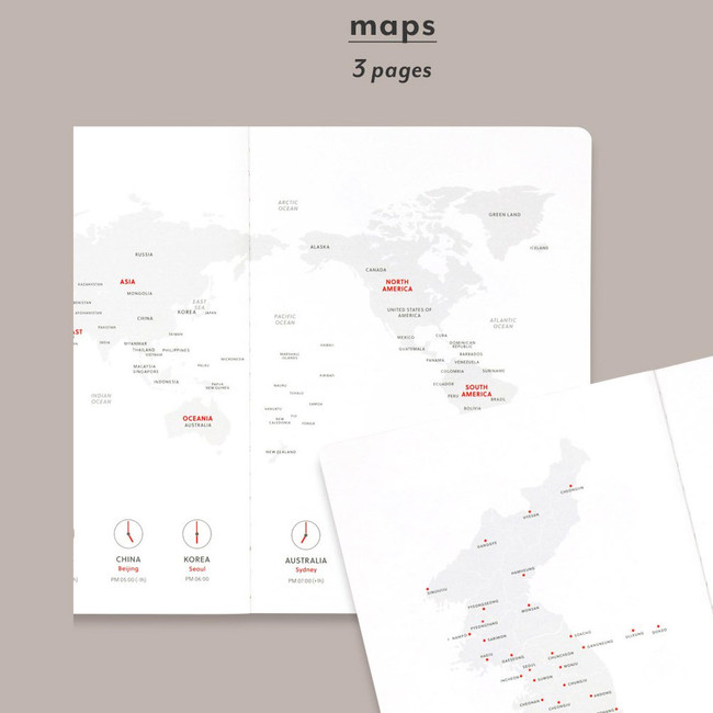 Maps - 2024 Journal Journey B6 Dated Weekly Diary Planner