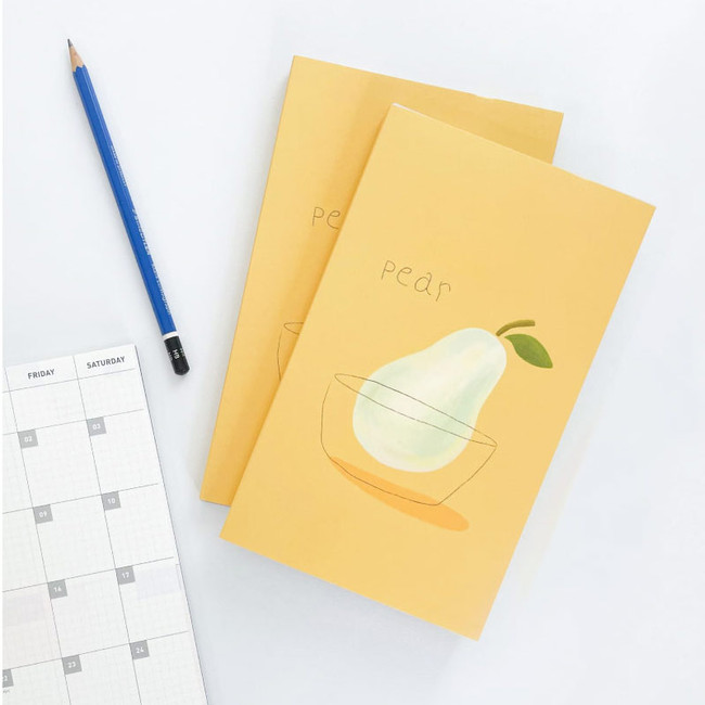 Pear - Jam studio 2024 Table Long Dated Weekly Diary Planner