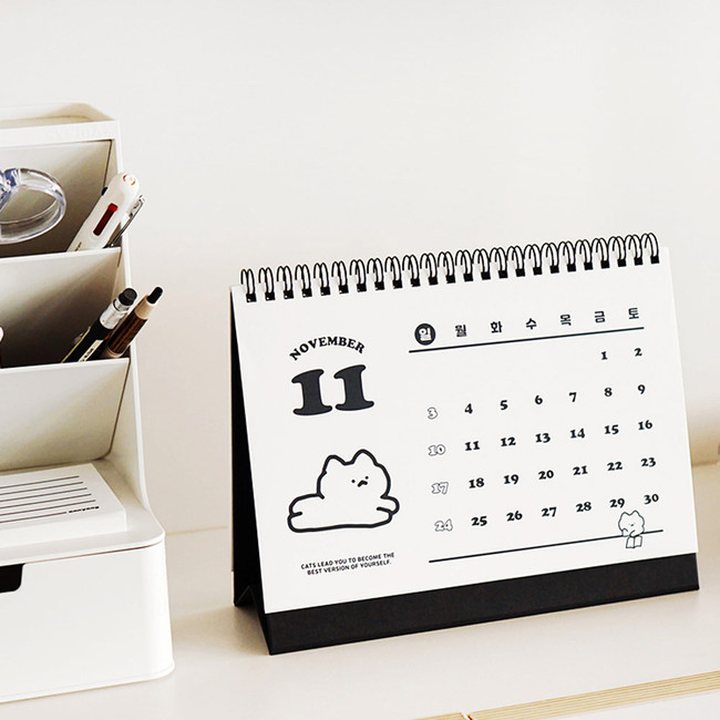 2024 Annyang Day Monthly Standing Flip Desk Calendar